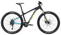 Горный (MTB) велосипед KONA Tika 26 (2018) matt black/aqua/green/aqua decals XS (158-165) (требует ф