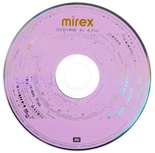 Диск DVD+RW Mirex Brand, 4x, 4.7 Гб, конверт, 1 шт