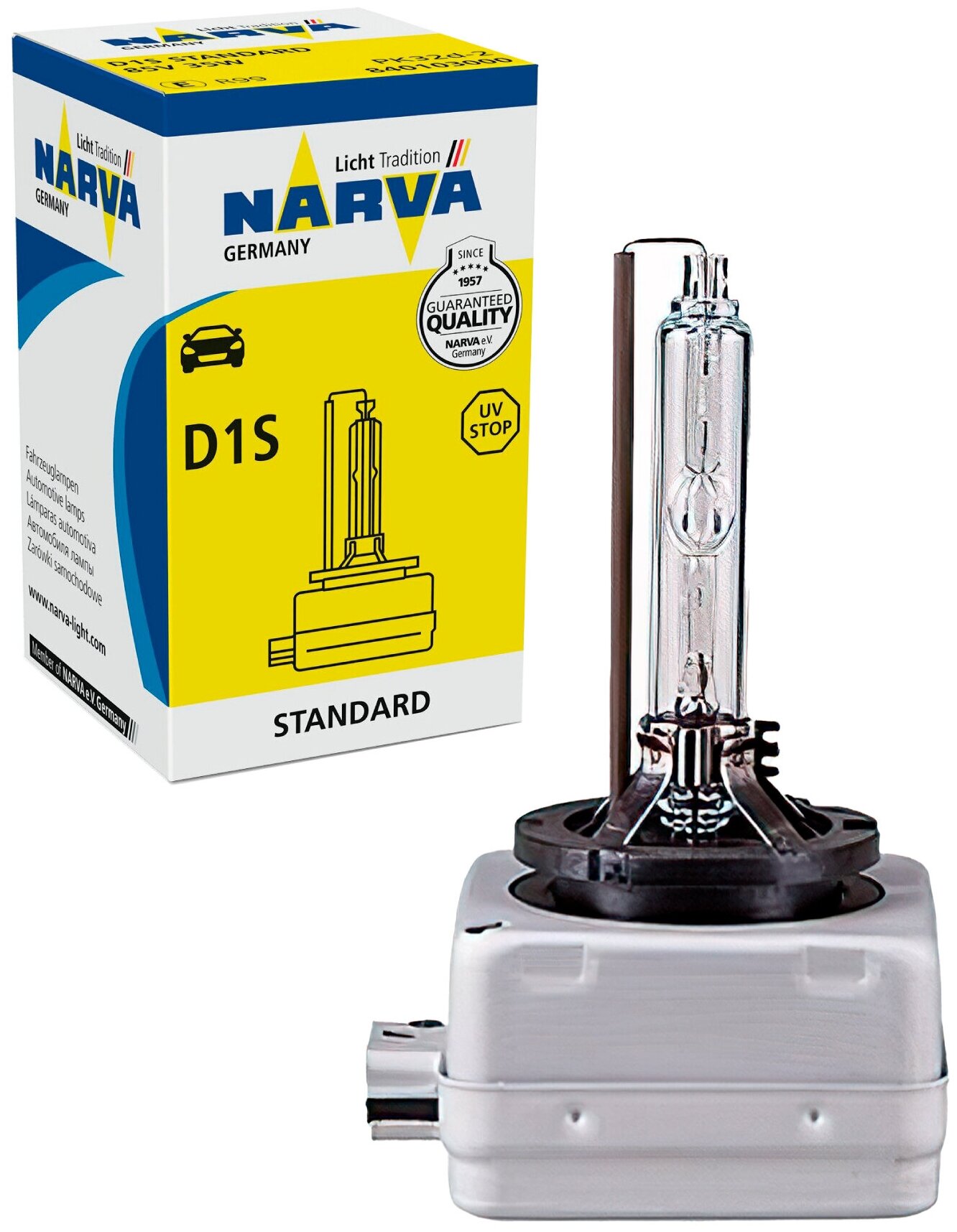 Лампа Ксеноновая D1s Pk32d-2 85v 35w 4300 1 Шт. Narva арт. 840103000