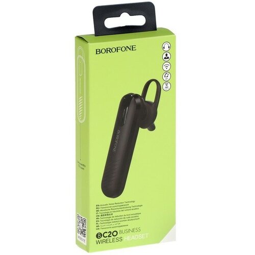 Беспроводная bluetooth-гарнитура Borofone BC20 Smart BT42 70 мАч чёрный 62600₽
