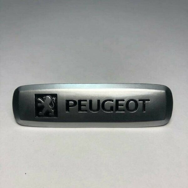 Шильдик (логотип) Peugeot металлический/для автоковриков/сумок/папок