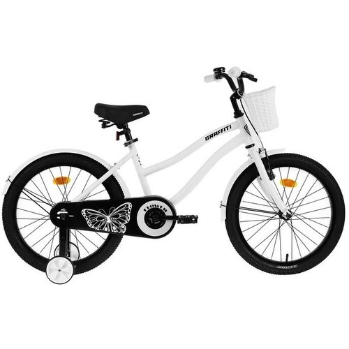 GRAFFITI Велосипед 20 Graffiti Flower цвет белый 1707200₽