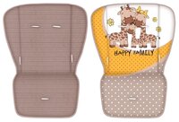 Прогулочная коляска Lorelli Aero Set 1803 beige/yellow happy family