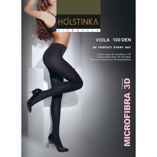 Колготки  Holstinka Viola, 100 den, без шортиков, с ластовицей, матовые, размер 3, хаки