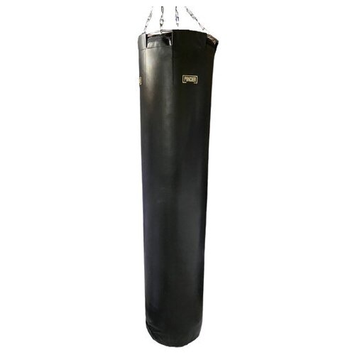 фото Мешок боксёрский цилиндрический 170х40 см (искожа) вставка гильза ппу+ подвесное - puncher