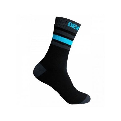 фото Носки водонепроницаемые dexshell "ultra dri sports socks", с голубой полоской, размер xl