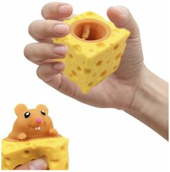 Мышка в сыре игрушка Антистресс цвет желтый