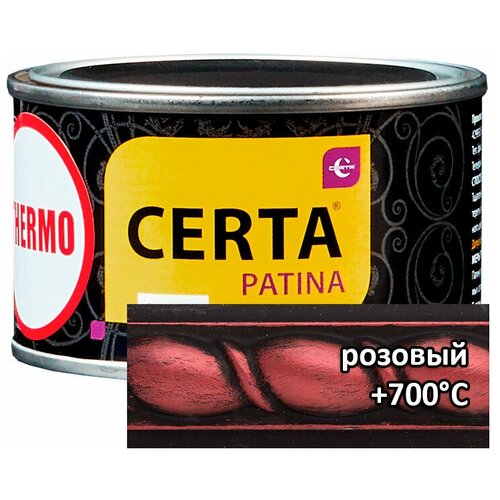 Термостойкая патина Certa Церта-Патина (0,08 кг розовый ) термостойкая патина certa церта патина 0 08 кг королевский синий