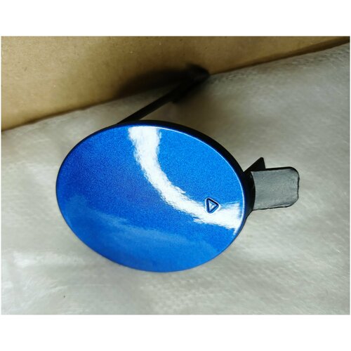 Заглушка в цвет под крюк Hyundai solaris 2 Хендай Солярис дорестайлинг (2017-2020) RHM -SLEEK SILVER- Серебристый