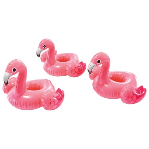 фото Intex надувной плавающий держатель напитков фламинго 57500
