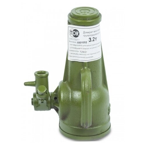 Домкрат бутылочный механический TOR Screw-Jack 12631 (3.2 т) зелeный