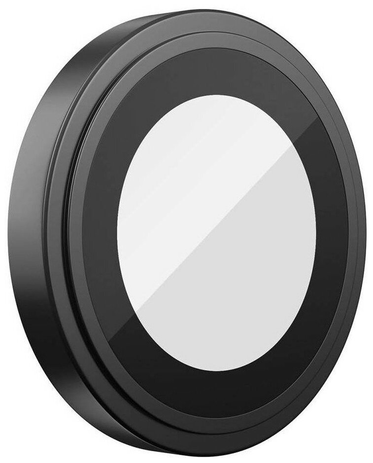 Защитное стекло на камеру BlueO Camera lens Armor metal для iPhone 15 Pro Max 3 шт. Black (+installer)