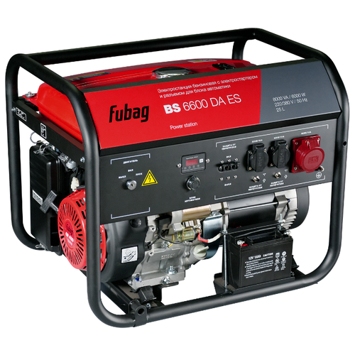 фото Бензиновый генератор Fubag BS 6600 DA ES (5600 Вт)