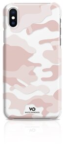 Фото Чехол Camouflage Case Rose Gold для iPhone X, розовое золото, 1360CFL56, White Diamonds