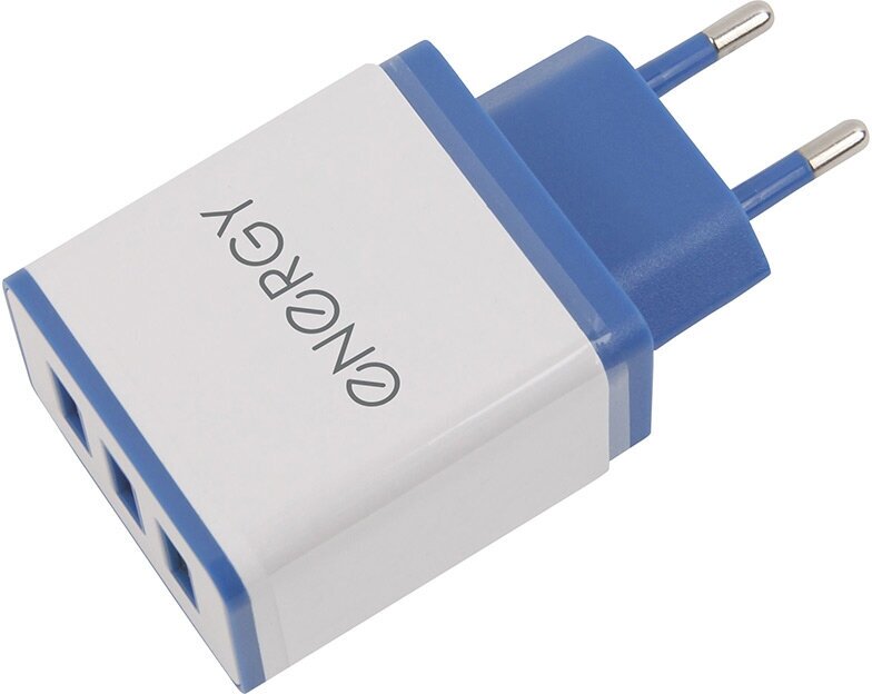 устройство зарядное ENERGY ET-34 3хUSB 2,1A белый