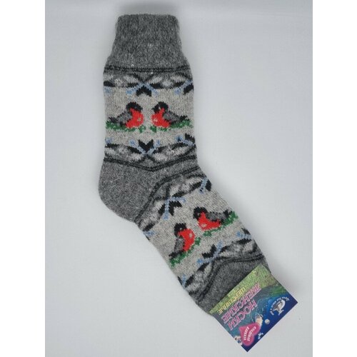 фото Женские носки кладовая кавказа высокие, вязаные, размер 36/38, мультиколор