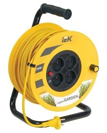 Удлинитель на катушке IEK Garden 4х30м УК30 2х0.75 WKP23-06-04-30