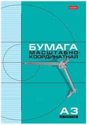 Миллиметровая бумага Hatber 8Бм3 (A3), 80г/м², 8 л. голубая сетка