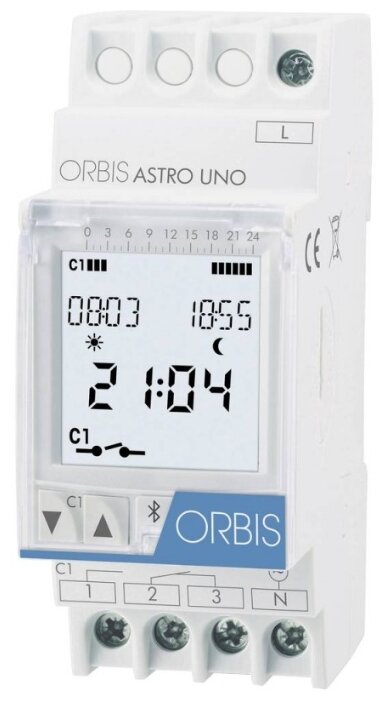 ORBIS Реле времени астрономическое ASTRO NOVA CITY 2 канала OB178012