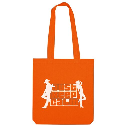 фото Сумка шоппер us basic, оранжевый