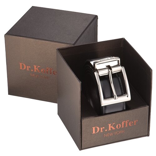 фото Ремень dr.koffer r025t01120-50, черный, 120 см