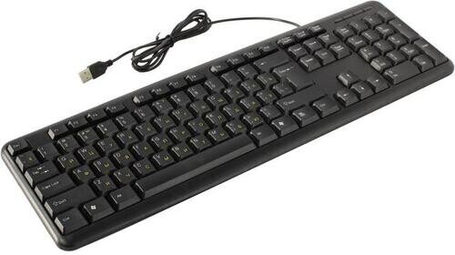 Клавиатура Exegate EX293971RUS (USB, полноразмерная, влагозащищенная, 104кл., Enter большой, длина кабеля 1,7м, черная, RTL) - фото №6