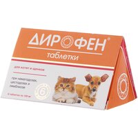 Apicenna Дирофен таблетки для котят и щенков, 6 таб.