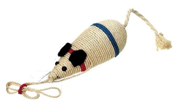 Игрушка Lilli Pet Sisal mouse XXL для кошек,32x13x10см - фотография № 1