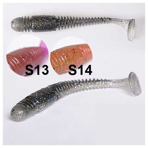 фото Набор виброхвостов lucky john pro series "tioga", 8,64/s13 (6 штук)