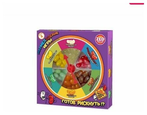 Настольная игра ZED CANDY Мармеладские игры подарочный набор 4 серия (120гр)