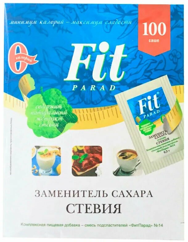 Заменитель сахара FIT PARAD №14 100 саше в упак.