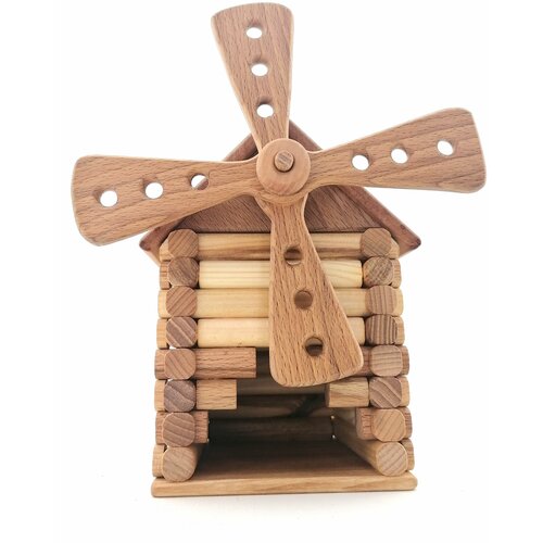 Мельница-чайный дом/кукольная деревня набор 1 мини деревня деревянные игрушки