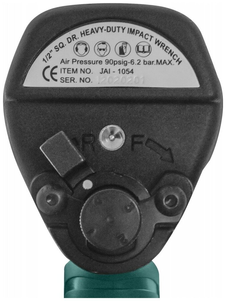JAI-1054 JONNESWAY Гайковерт пневматический ударный 1/2"DR 7000 об/мин., 920 Нм
