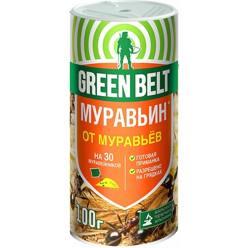 Green Belt Средство от садовых муравьёв Муравьин, 100 г