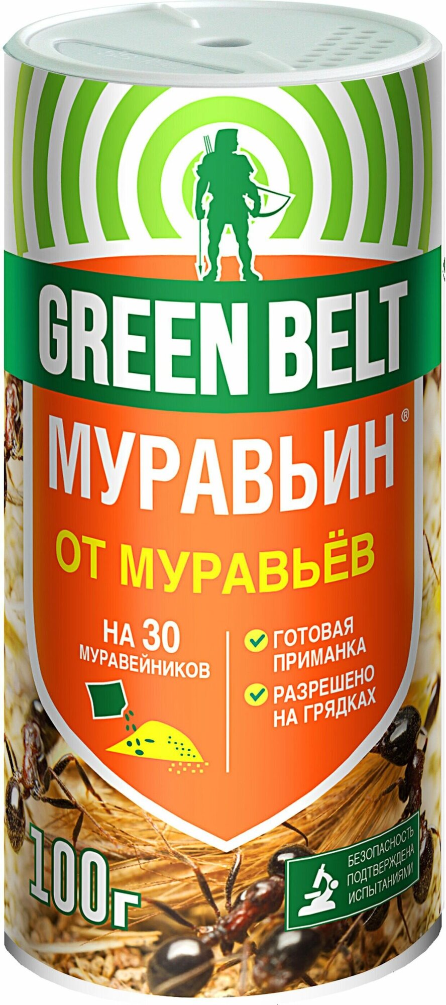 Средство защитное от муравьев GREEN BELT Муравьин 100 г