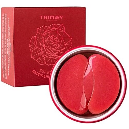 TRIMAY EGF Rose Wine Brightening Eye Patch - Осветляющие патчи для век с EGF и экстрактами розы и вина (90 шт.)