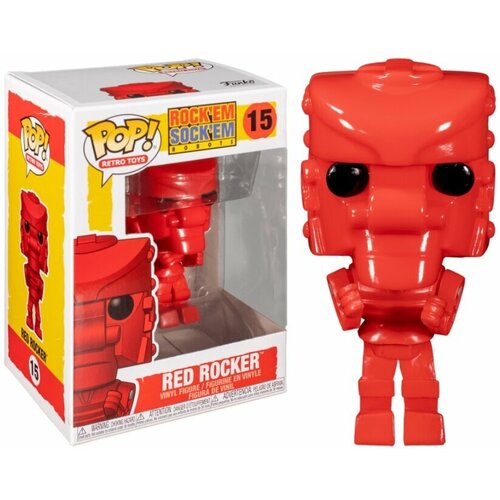 Фигурка Funko POP Retro Toys: RockEm SockEm Robots – Red Rocker (9,5 см) фигурка funko pop retro toys polly pocket polly pocket shell 57812 10 см