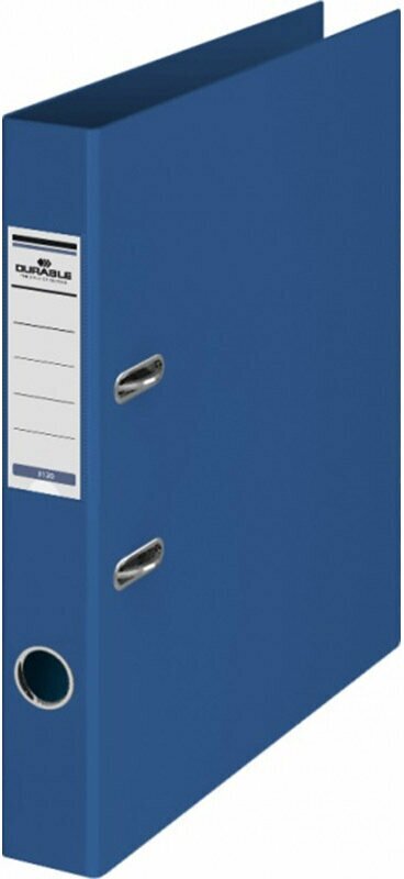 Папка - регистратор Durable, А4, корешок, 50 мм, ПВХ Синий