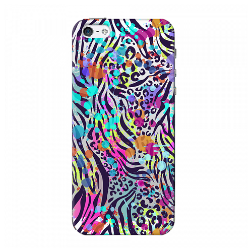 Чехол Art Case для Apple iPhone 5/5S/SE, Animal print_Гепард, Deppa 103011