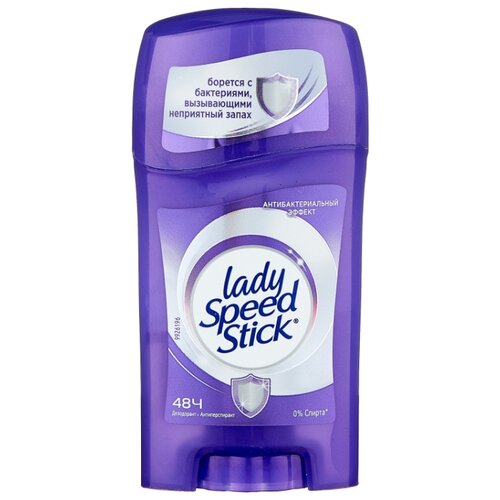 фото Дезодорант-антиперспирант стик Lady Speed Stick Антибактериальный эффект, 45 г