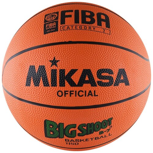 фото Мяч баскетбольный mikasa 1150 р.7, резина, fiba iii