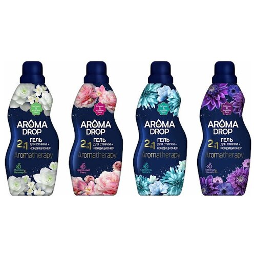 Ступинский химич. завод aroma drop средство для стирки 2 в 1 aromatherapy 1л жасмин и ветивер