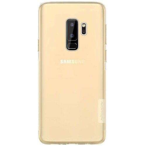 Накладка силиконовая Nillkin Nature TPU Case для Samsung Galaxy S9 Plus G965 прозрачно-золотая