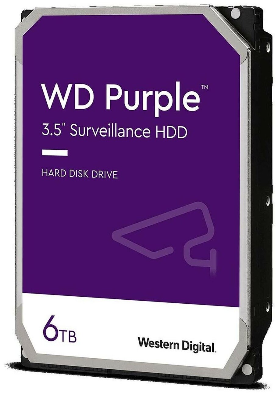 Жёсткий диск Western Digital Purple 6tb 3'5 SATA 6tb WD60EJRX