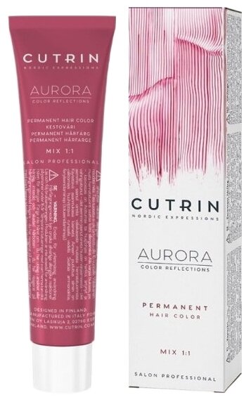 Cutrin AURORA крем-краска для волос, 3.3 Темно-золотистый коричневый