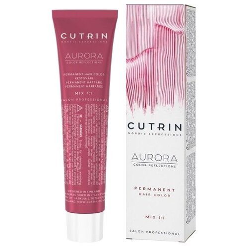 Cutrin AURORA крем-краска для волос, 6.443 Облепиха, 60 мл стойкая крем краска life color plus