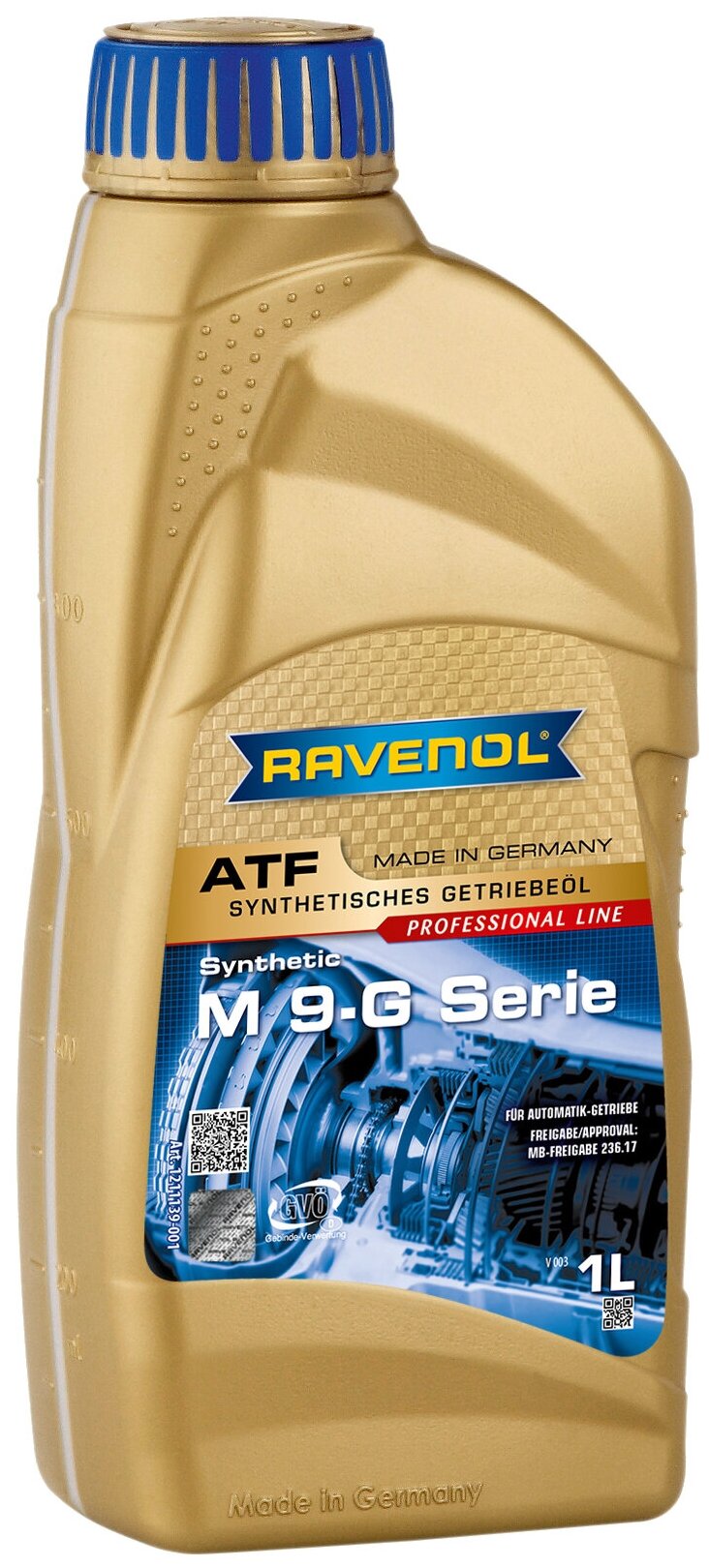 Масло трансмиссионное 236.17 ATF 1Л Ravenol 4014835842397