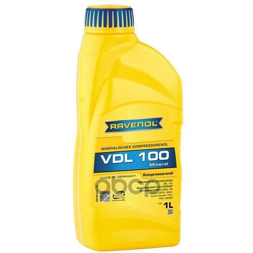 масло компрессорное ravenol vdl 100 1 л 4014835736115 Компрессорное Масло Ravenol Kompressorenoel Vdl 100 (1Л) New Ravenol арт. 1330100-001-01-999