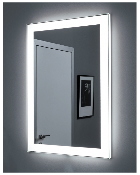 Зеркало Dreja Kvadro с LED подсветкой 600х850 инфракрасный выключатель 77.9011W