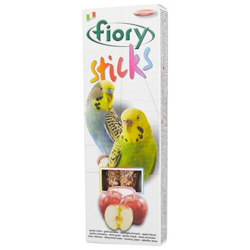 FIORY палочки для попугаев Sticks с яблоком 2х30 г .